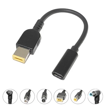 

USB Type C Female to Univesal Laptop Power Adapter Connector Converter for Lenovo Asus Dell Hp Notebook DC Charging Cable Cord