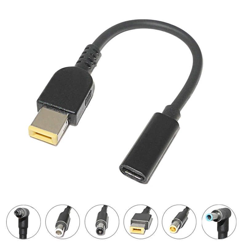 Адаптер питания с разъемом USB Type C для ноутбука Lenovo Asus Dell Hp шнур зарядки