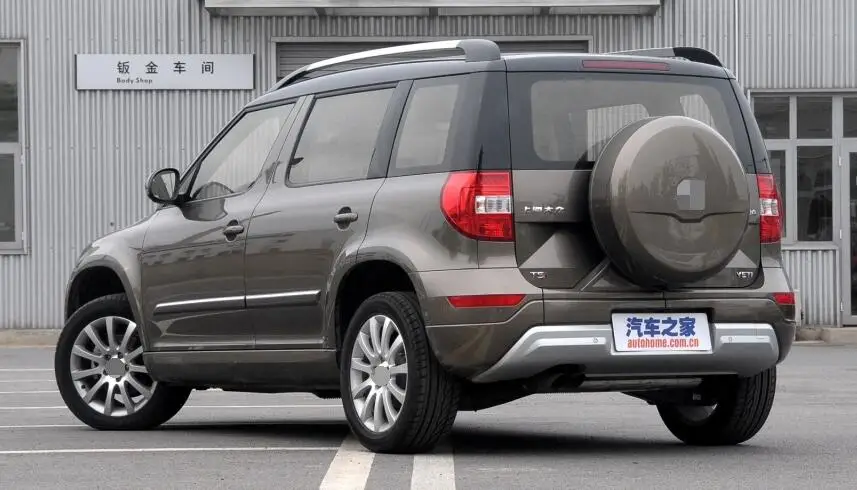2014-2015 Набор литых автомобильных брызговиков для Skoda Yeti открытый- Брызговики крыло брызговиков автомобильные аксессуары - Цвет: 2014-2015