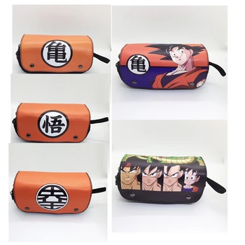 

Cartoon Dragon Balls Pencil Case Vegeta Goku Cosmetic Bag Stationery Storage Anime Figure Toy Children Xmas Gift School Supplies