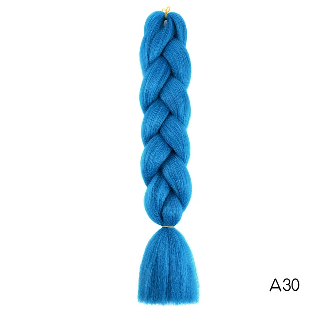 Hair Braid Synthetic Jumbo False Braid Pre Stretched Afro Wholesale Ombre Braiding Hair Extensions  Color Dreadlocks T1B/27