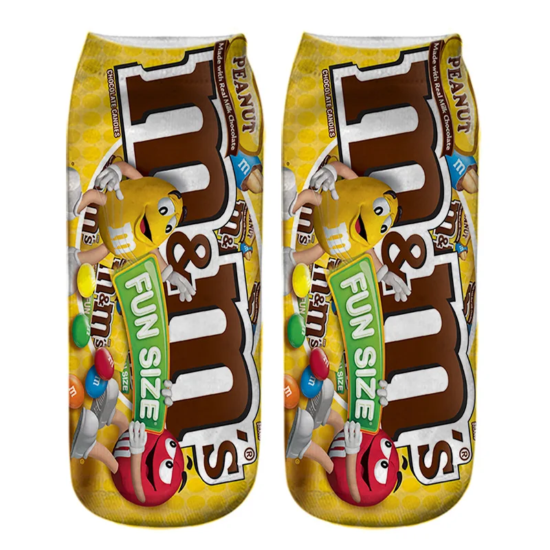 New Summer Fashion 3D Printing Socks Cute Art Creative Food Chips Ankle Socks Harajuku Funny Happy Sock New Summer Fashion 3D Printing Socks Cute Art Creative Food Chips Ankle Socks Harajuku Funny Happy Sock
