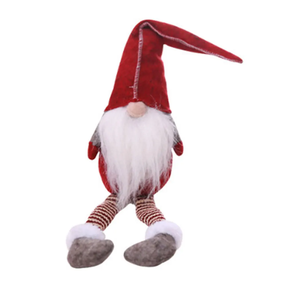 

Cloth Art Santa Claus Doll Xmas Home Supplies New Year Elf Santa Decoration Beautiful Dinner Toy Party Goods Gift Christmas