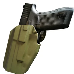Pistolera de mano izquierda y derecha para Glock 17 19 SIG P226 USP S & W M & P Taurus Airsoft, pistolera militar con Clip de cinturón de bloqueo rápido