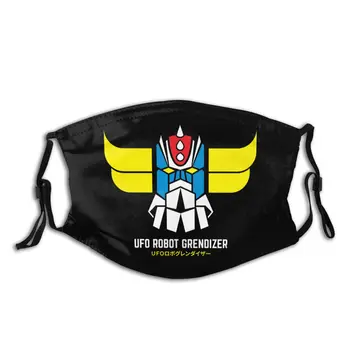 

With Filters Force Five UFO Robot Grendizer Goldorak Mouth Mask Retro Anime Anti Haze Dust Protection Cover Respirator Muffle