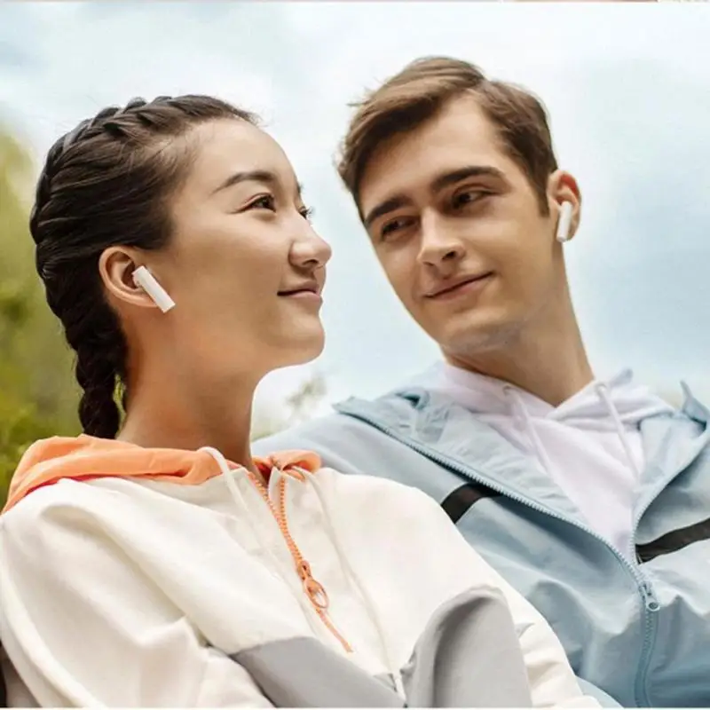 Xiaomi Air 2 TWS Bluetooth наушники Airdots Pro 2 гарнитура настоящие беспроводные стерео наушники с двойным микрофоном ENC LHDC наушники