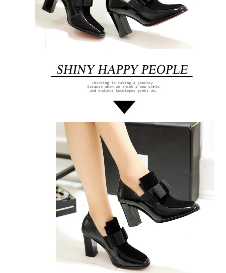 Новинка года; туфли-лодочки на высоком каблуке с красной подошвой; обувь из натуральной кожи с квадратным носком; Женская пикантная обувь черного цвета; chaussure femme176
