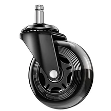 (1 wheel)Office Chair Wheels Heavy Durable Duty Casters Caster Wheels 3 Inch For Most of Game Chairs Computer Chairs Desk Chairs