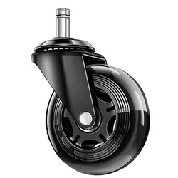 (1 wheel)Office Chair Wheels Heavy Durable Duty Casters Caster Wheels 3 Inch For Most of Game Chairs Computer Chairs Desk Chairs