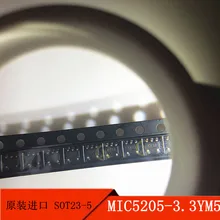 20PCS 3.3V SOT23-5 Voltaje Regulador Ldo MIC5205 MIC5205-3.3YM5