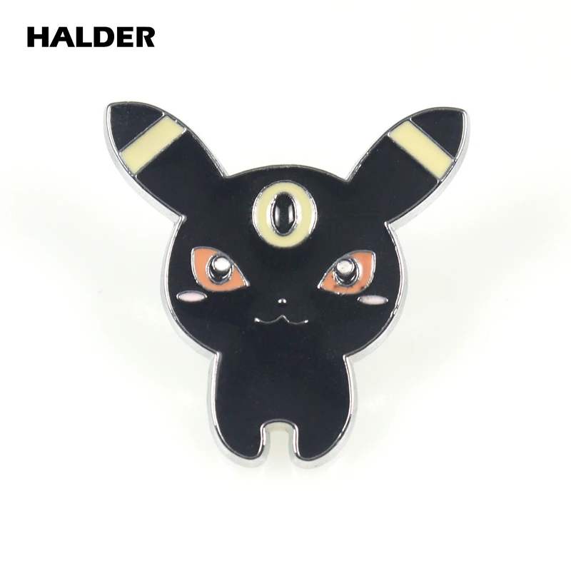 Аниме halder Pokemon Monsters Eevee Броши Одежда рюкзак шпильки сумочки значок украшения, аксессуары в подарок для детей для женщин и мужчин