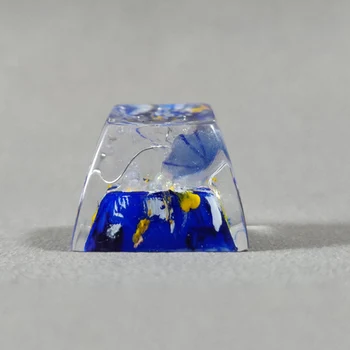 

Deep Sea Jellyfish Design Backlight Resin Keycaps For Cherry Switch Mechanical Gaming Keyboard SA OEM R1234 Customized Key Cap