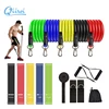 Dr.Qiiwi Elastic Resistance Bands Sets Gum Fitness Equipment Stretching Rubber Loop Band for Yoga Training Workout Exercise ► Photo 1/6