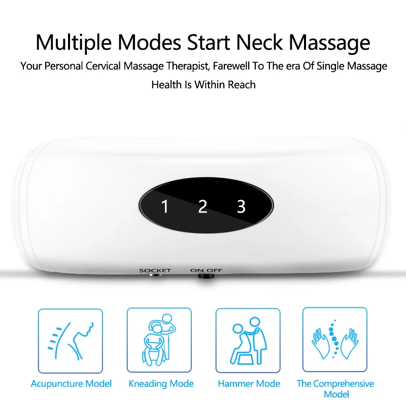 Six Power Control Modes Neck Massager-2