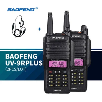 

2PCS For BAOFENG Portable Radio UV-9R Plus Outdoor Handheld Walkie Talkie VHF UHF Dual Band Handheld Two Way Radio Set