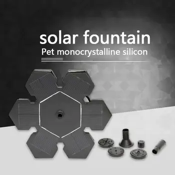 

Ice Flower Shaped Floating Solar Fountain 150l/h 8v 1.4w Garden Water Fountains Pool Home Pond Water Fall Pump Bird Bath Decor