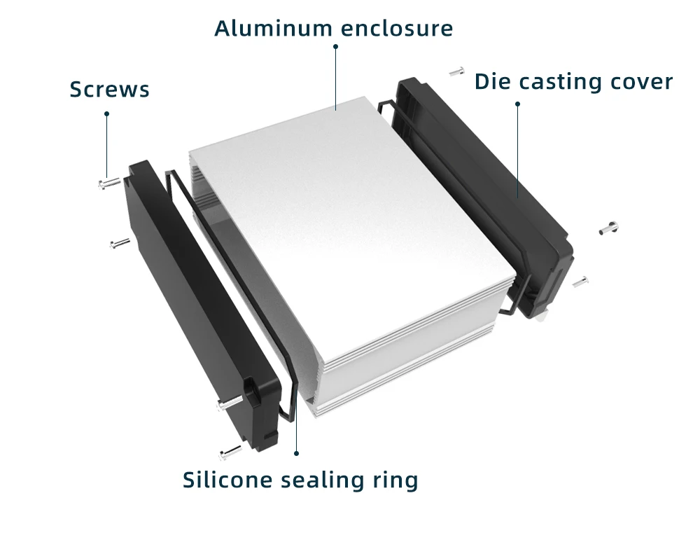 prova água gabinete eletrônico morre carcaça capa de controle industrial caixas caixa caso