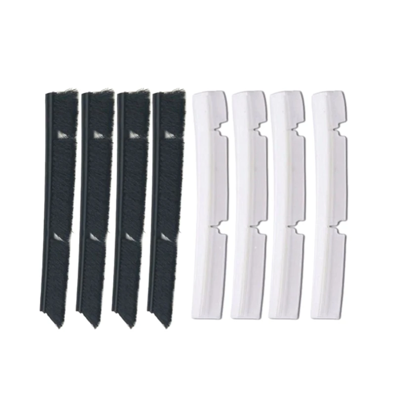 

4xSilicone Blades+4xBrushes Replacement for Neato Botvac 70e 75 80 85 all D-Series Connected Vacuum Cleaner Parts accessories
