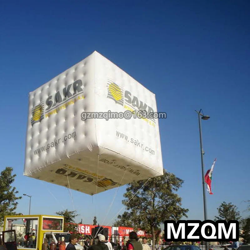 MZQM 6.56ft(2 м) рекламный гелиевый куб надувной ПВХ гелиевый надувной шар «Квадрат»