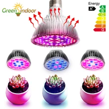 80 Вт Светодиодный светильник для выращивания, полный спектр, светодиодный светильник для выращивания s, лампы E26/E27, УФ-лампы для растений, для внутреннего сада, фитоламповая лампа для выращивания