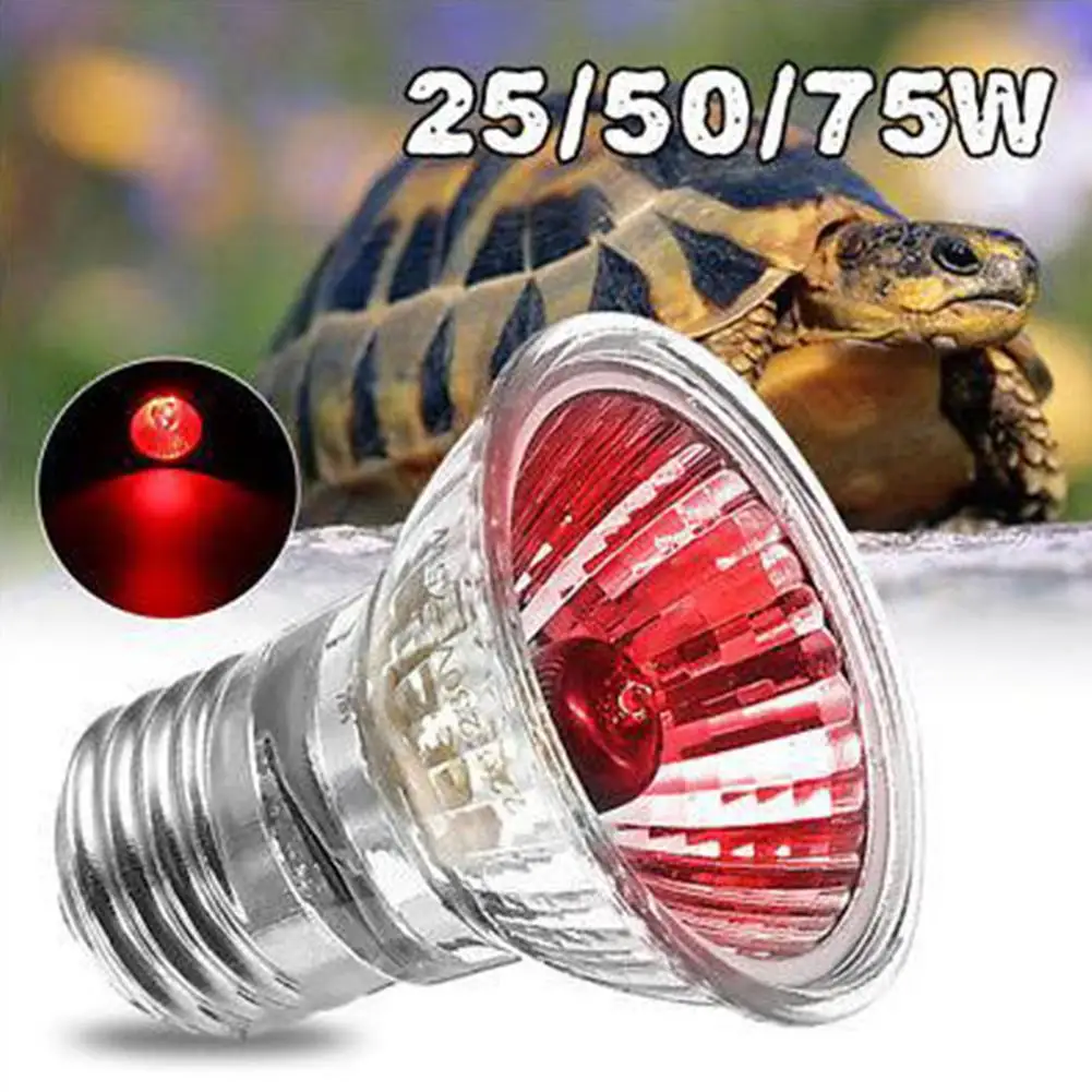 25/50/75W/100W UVA + UVB лампа для рептилий лампы черепаха гигантская UV светильник Лампа
