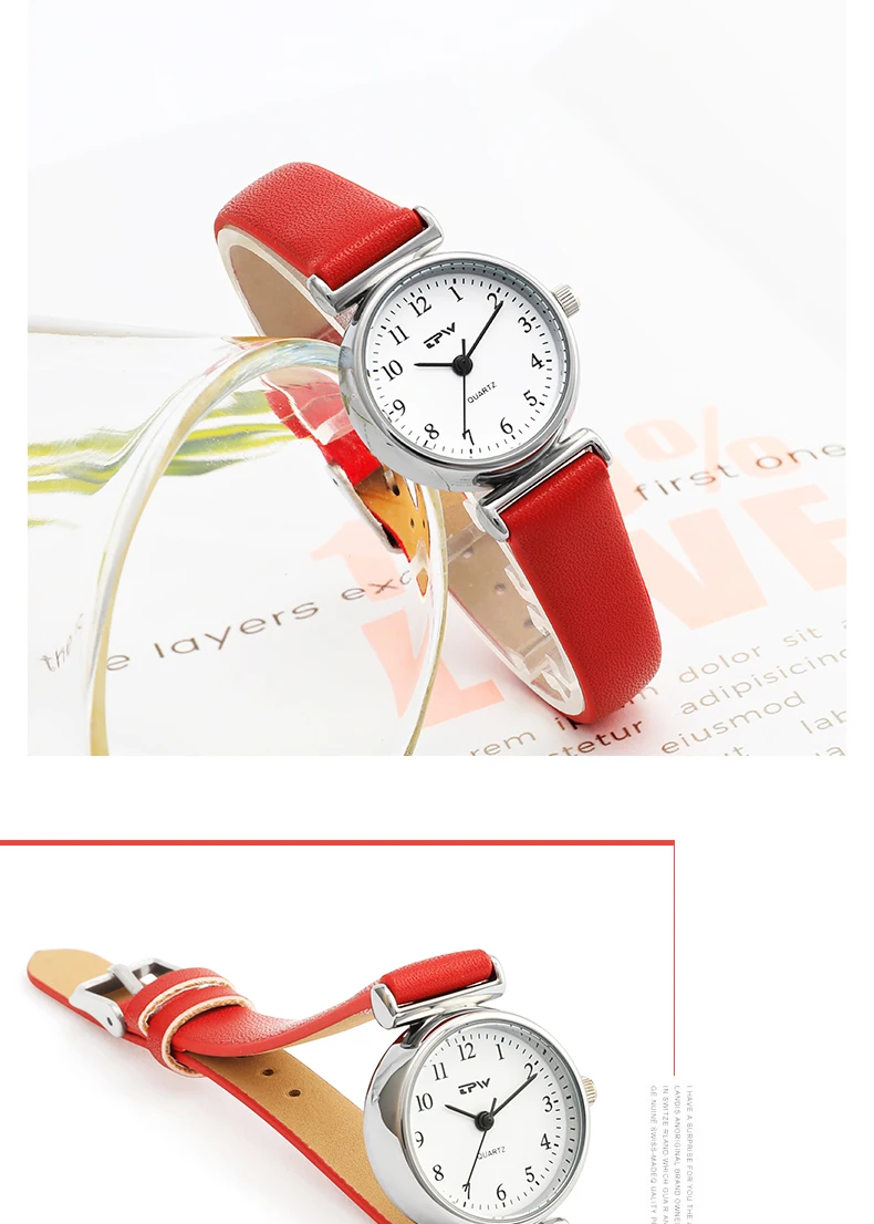 Водонепроницаемые маленькие простые женские модельные часы Ретро кожаные женские часы Лидирующий бренд Женская мода мини дизайн наручные часы