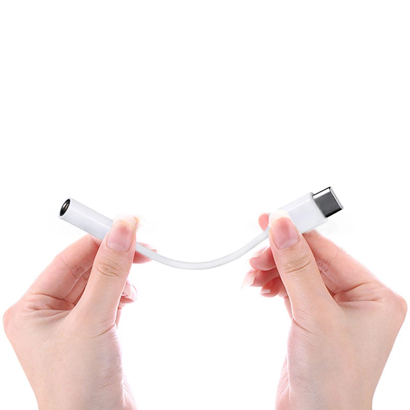Aux Adapter for IPhone 11 Pro Max XS XR X 8 Huawei Samsung IOS To 3.5mm Type-c To 3.5 Mm Jack Audio Headphone Splitter Converter type c to 3.5mm adapter usb to 3.5mm adapter type c aux adapter type c to aux adapter 3.5mm audio adapter audio headphone adapter