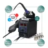 8786D Hot Air Soldering Station Double Digital Display Cool Hot Air Gun Soldering Iron 2 in 1 Rework Station ► Photo 2/6