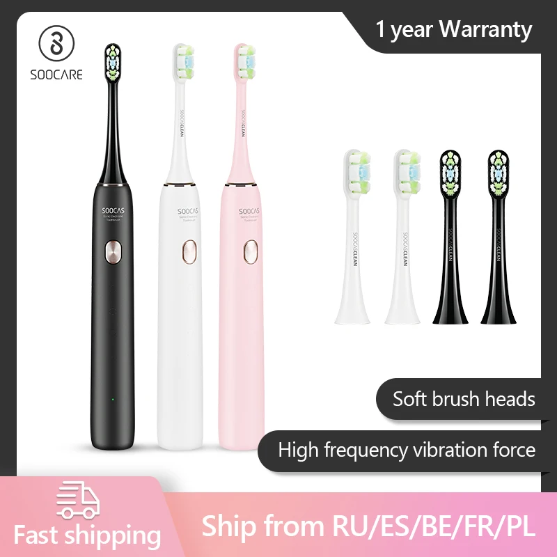 SOOCAS X3U Sonic Electric Toothbrush Ultrasonic Automatic Upgraded Fast chargeable Adult Waterproof Tooth Brush