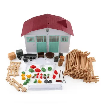 

Dollhouse Furniture Miniature Wooden Fence Vegetable Mini Farm Simulated Playing Model Doll Houses Miniatures For Children Gifts