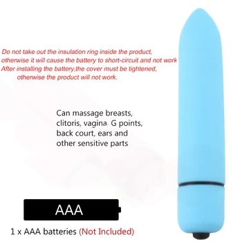 Mini Bullet Vibrators 10 Speed Anal Plug Toys Silicone Dildo AV Stick G-spot Clitoris Stimulator Sex Toys Vibrator for Women 6
