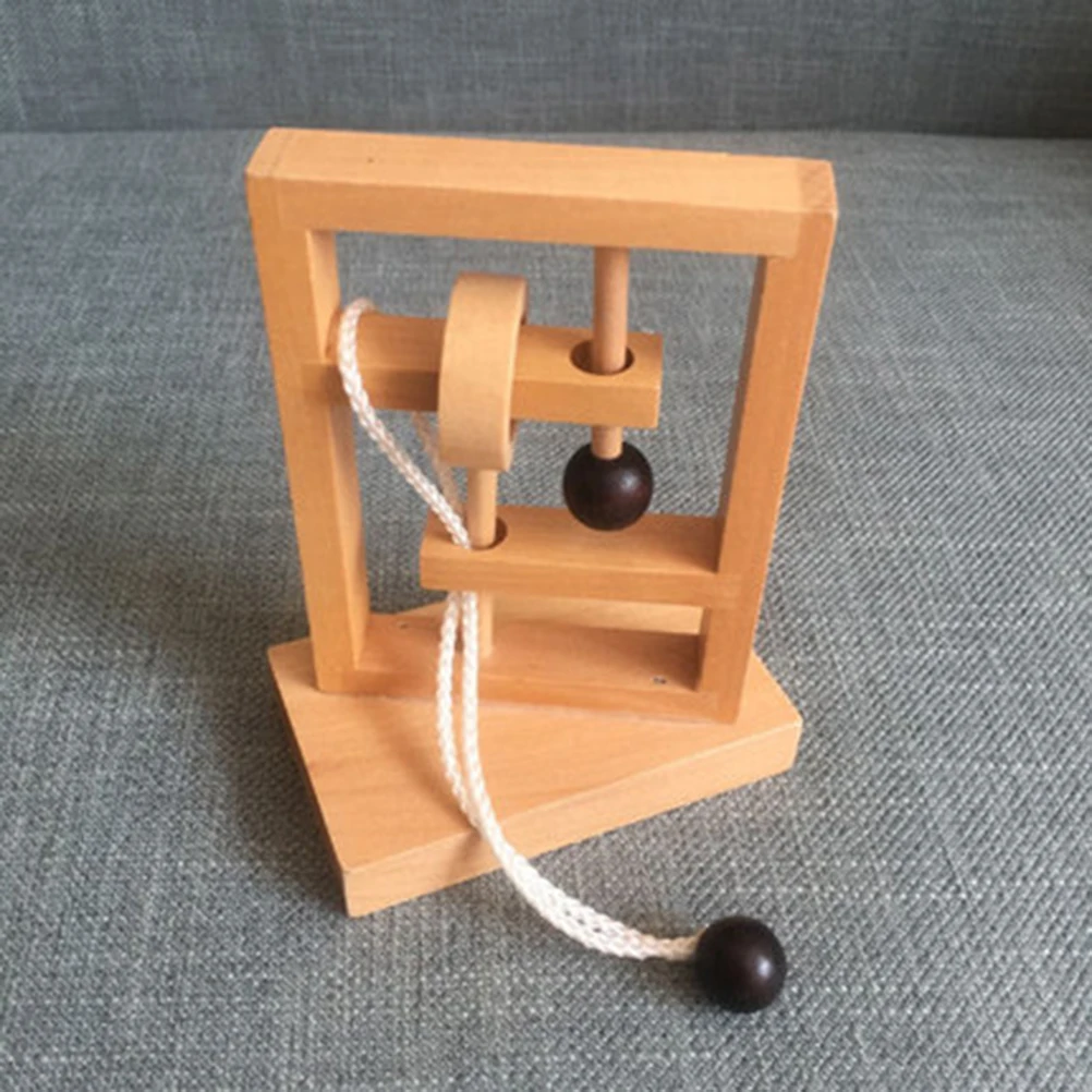 3D деревянные пазлы, игрушки, веревка, петля, головоломка, игрушка IQ, ум, струна, головоломка, игра, настольное украшение для взрослых, детский подарок