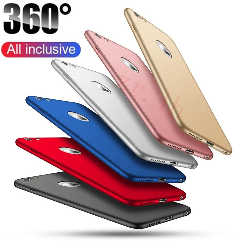 Модный чехол с полным покрытием 360 для iPhone11 6 6S 7 8 Plus защитный противоударный iPhone XS