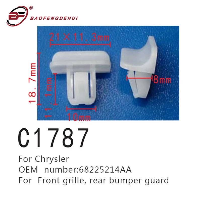 Винты для защиты заднего бампера Chrysler 200 300 Jeep Cherokee Dodge Durango Journey 68225214AA застежки