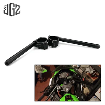

Motorcycle 51mm Fork Tube Adjustable Handlebar CNC Clip On Fork Handle Bar Racing For Kawasaki Ninja ZX-6R ZX636 ZX600 2009 2010