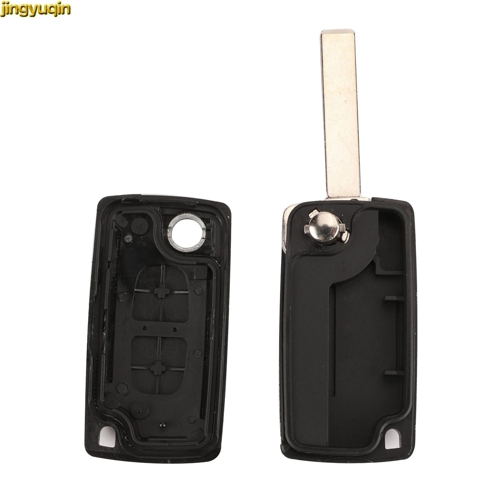 Remote Flip Car Key ASK/FSK 433MHZ ID46 For Citroen C2 C4 C5 C8 Peugeot 307 308 607 VA2/HCA CE0523/0536 2/3/4BTNS Fob