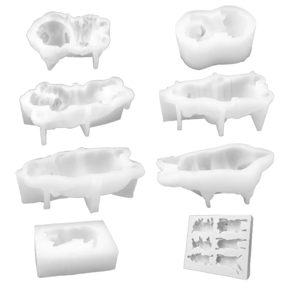 Форма для выпечки шоколадный шар пей мусс силиконовая форма 3d грязная собака мороженое помадка украшение форма для выпечки