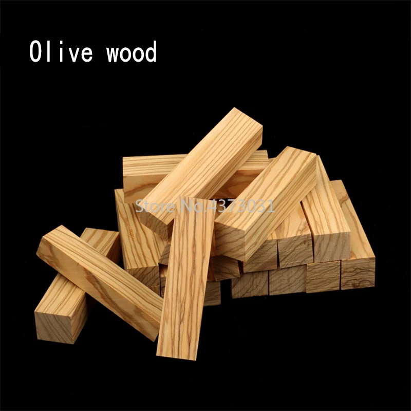 1 шт. оливковая древесина для рукоятки ножа материал рукоделия разных