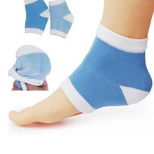 1 пара Pro Гелеобразные напяточники носки увлажняющие спа-гель носки для ног трещины ног сухая загрубевшая кожа протектор Горячая высокого качества