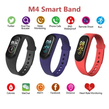 M4 Смарт-часы фитнес-трекер для измерения сердечного ритма Bluetooth Смарт-браслет часы Спорт водонепроницаемый браслет для XiaoMi iPhone
