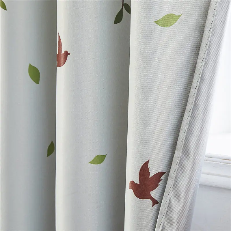 Topfinel Tropical Leaves Blackout Curtains For Living Room Bedroom Kitchen Kid Room Printed Polyester Window Treatment Drapes De