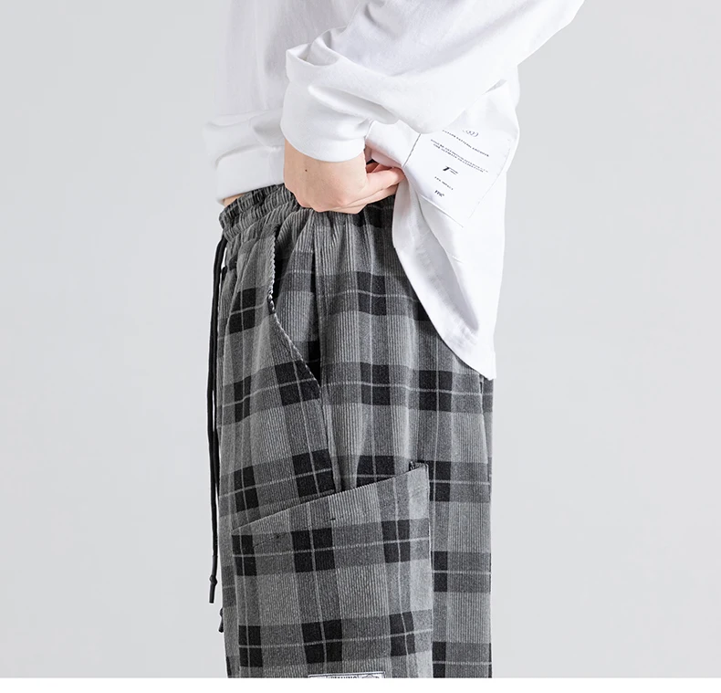Waliicorners Men Hip Hop Casual Trousers Fashion Male Pants Wide Leg Pants Harem Pants Streetwear 20 H21f112845c4c497386233b13293516cfy