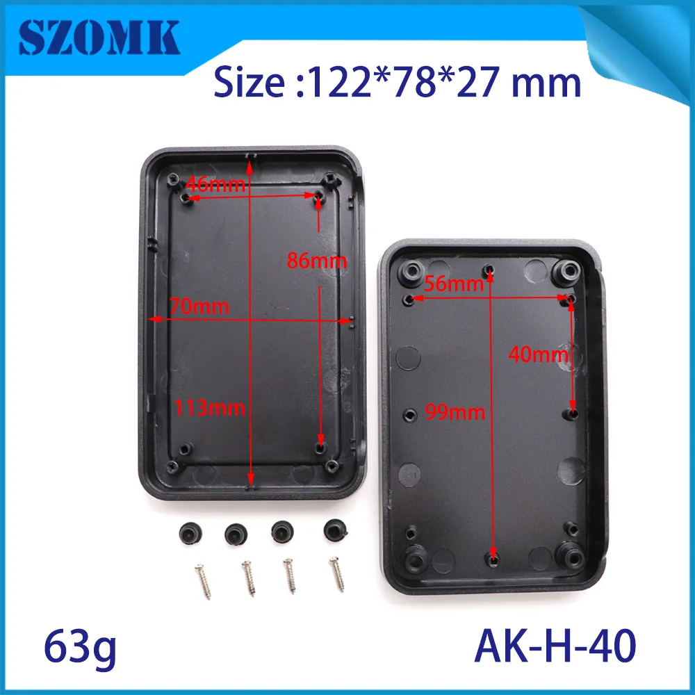 szomk handheld plastic box for electronics instrument housing plastic enclosure for pcb design junction box device project box (25)