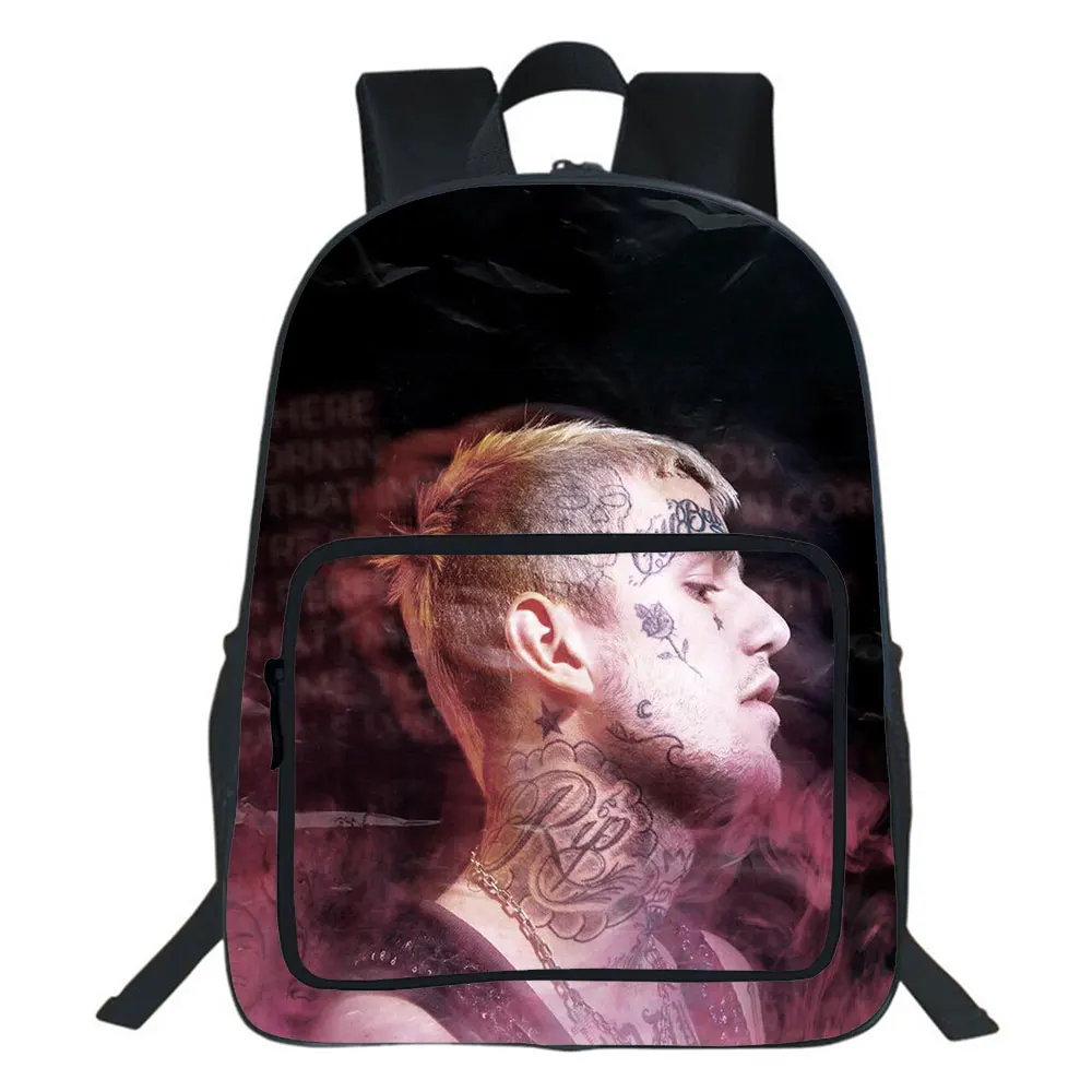 Lil Peep Backpack Fashion Backpack Boys Girls Bag School Rucksack Beautiful Children Bags Teens Cute School Bookbag