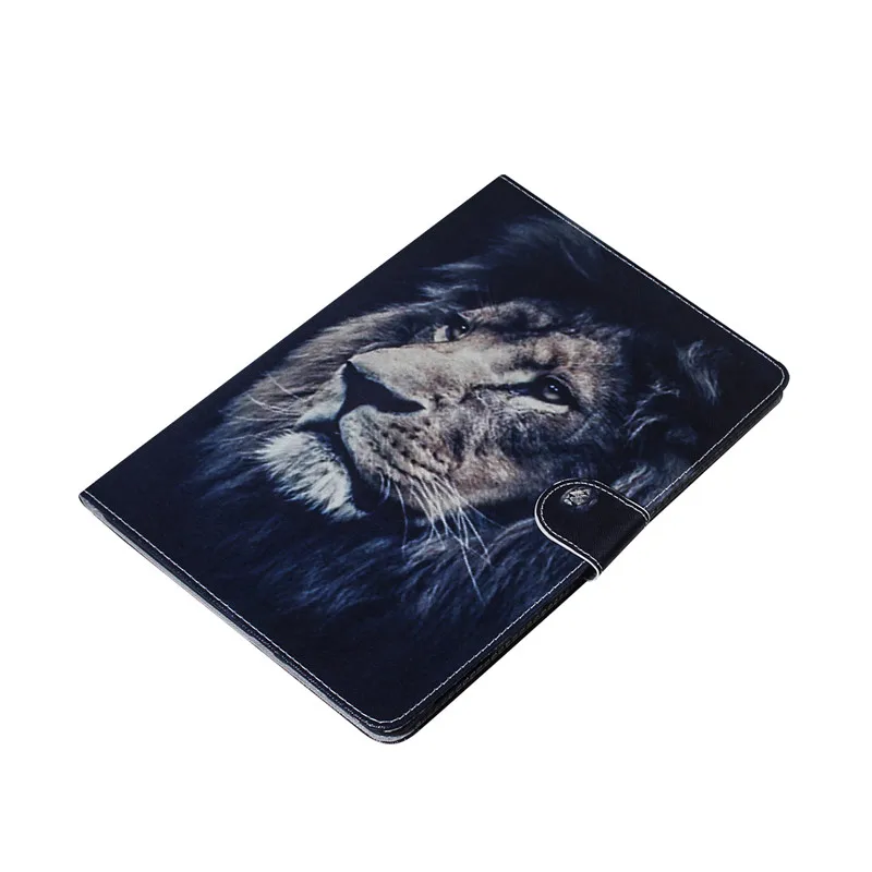 Чехол для планшета с цветным рисунком тигра льва для huawei MediaPad T5 10 AGS2-W09/W19/L09/L03 чехол Fundas для huawei T5 10,1 чехол