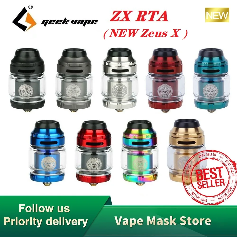 Новый оригинальный GeekVape ZX RTA атомайзер 4 5 мл/2 мл Танк с фокусным расстоянием 25 мм