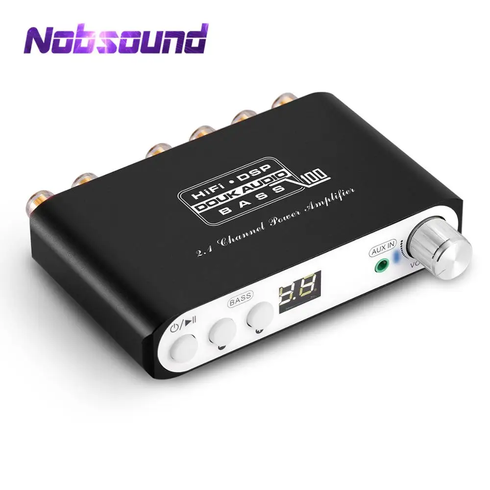 Nobsound Mini HiFi 2 1 Сабвуфер DSP Bluetooth 5 0 Hi Fi TPA3116 цифровой усилитель мощности для