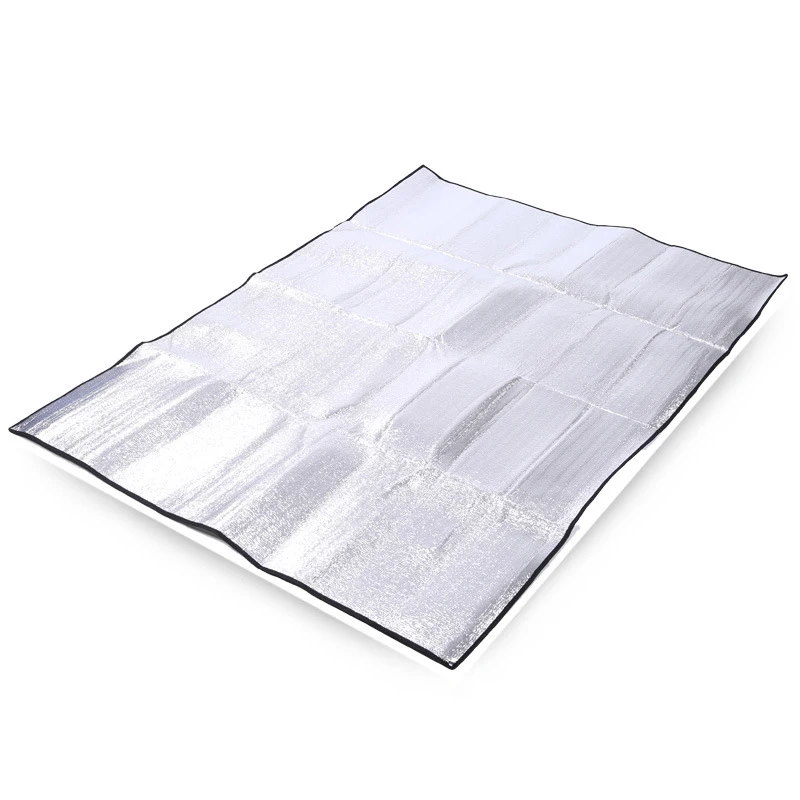 Moisture-proof Outdoor Foldable Sleeping Mat Camping Aluminum Foil EVA Pads Mattress Blanket Pad for Camping Trip Picnic