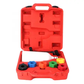 

Oil Container fuel Canister Auto Car Engine Oil Filler Adapters Fast Filling Tool Kit Set Cooling System Repair Car Filling