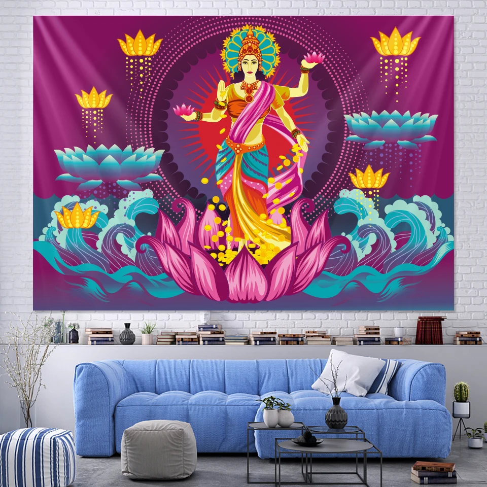 

India Mandala tapestry wall hanging witchcraft tapestry Hippie Bohemian home decoration psychedelic tapestry wall decoration